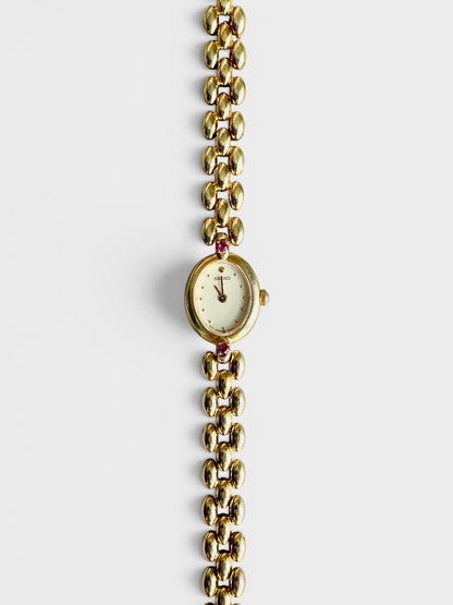 Ultra Rare Petite Ruby Gem Seiko Watch