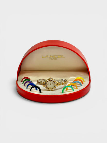 Rare Lancel Interchangable Bezel Watch