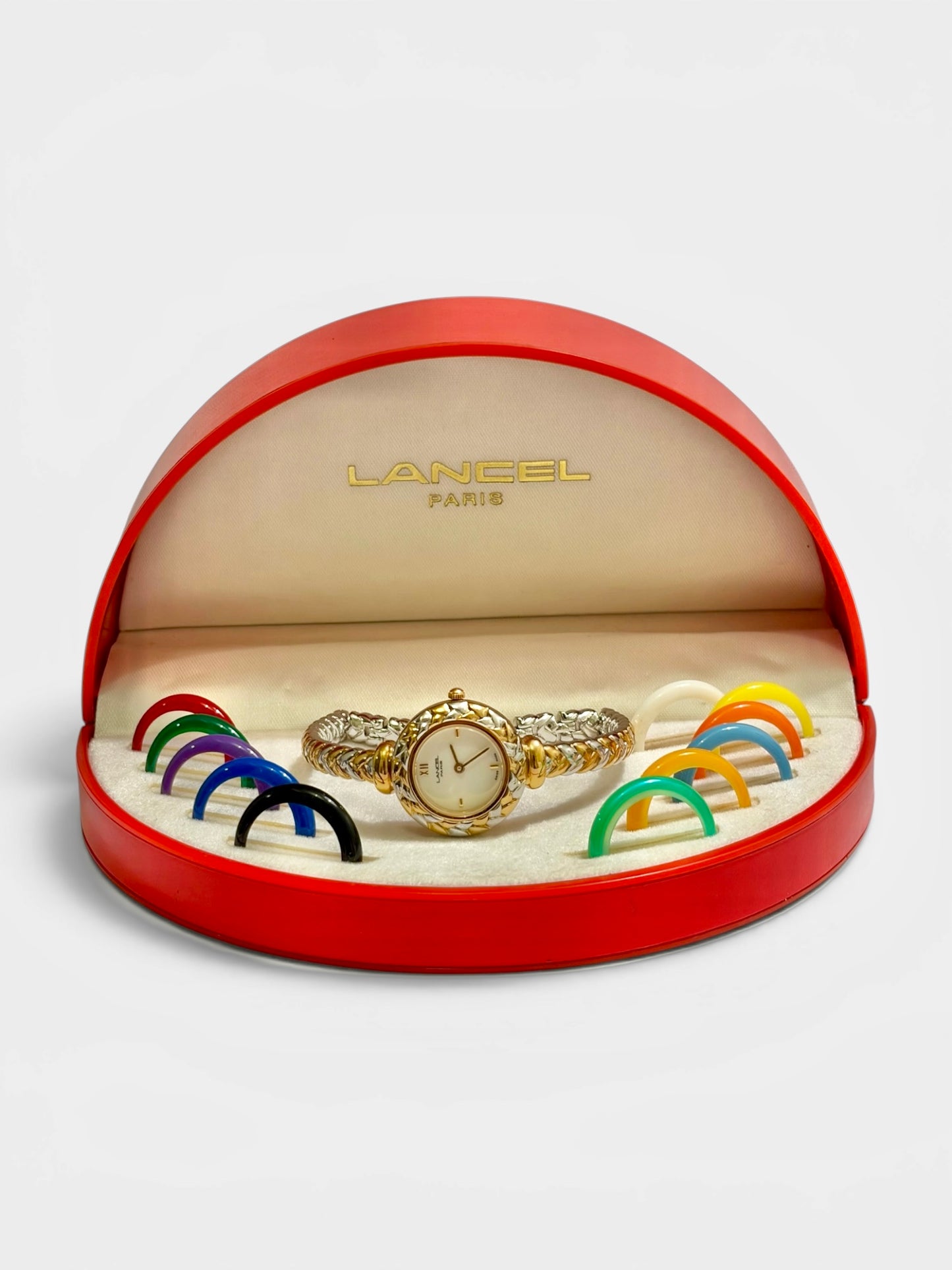 Rare Lancel Interchangable Bezel Watch